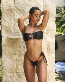 BLOOM BOTTOM - BLACK