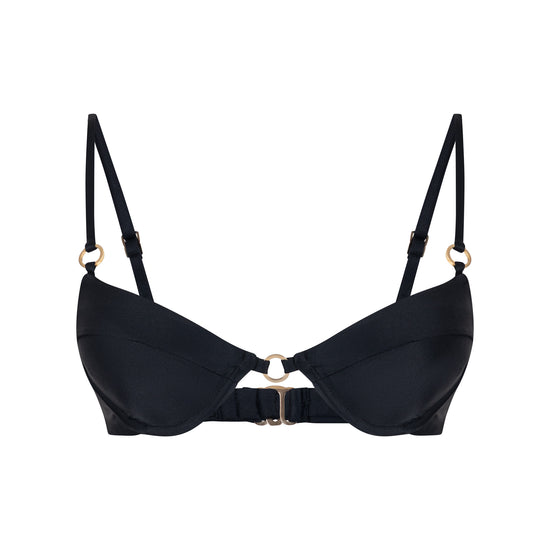 BAY LAVA Top Negro