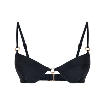 BAY LAVA Top Negro
